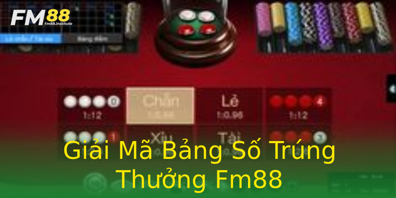 Giải Mã Bảng Số Trúng Thưởng Fm88 Giải Mã Bảng Số Trúng Thưởng Fm88